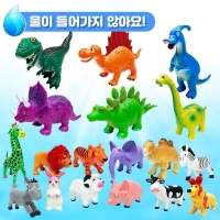 소프트 티거공룡 6마리+티거동물 12마리
