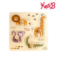 튼튼 점보꼭지퍼즐 동물(2834)