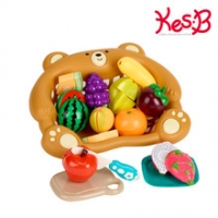 [캐스B] 플레이 곰돌이싹뚝놀이 과일(2899)