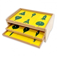 C0195 나뭇잎 도형 서랍장