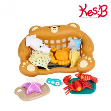 [캐스B] 플레이 곰돌이싹뚝놀이 해산물(2900)