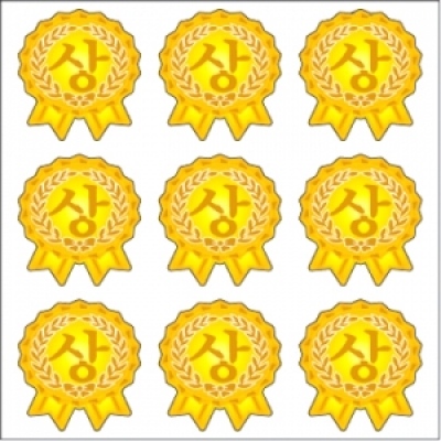 금박상스티커(대)5EA