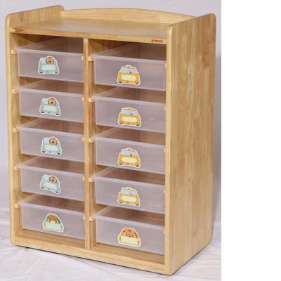 원목10인바구니장[투명]/j162