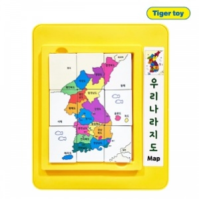 씽크업자석퍼즐-우리나라지도
