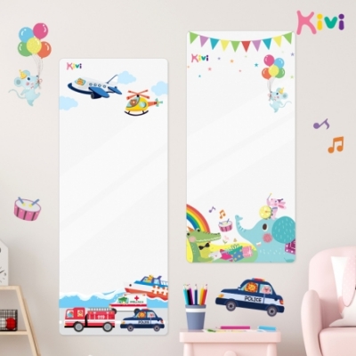 키비 붙이는 아크릴 전신 안전거울(탈것/동물)