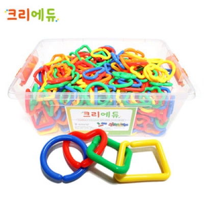 고리 연결블럭 320pcs [크리에듀]