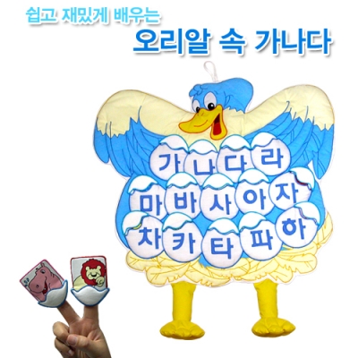 오리알 속 가나다 벽걸이 한글